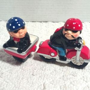 Motorcycle Riders Salt/Pepper Shakers